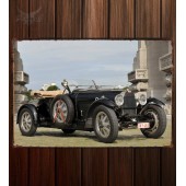 Металлическая табличка Bugatti Type 43 Grand Sport